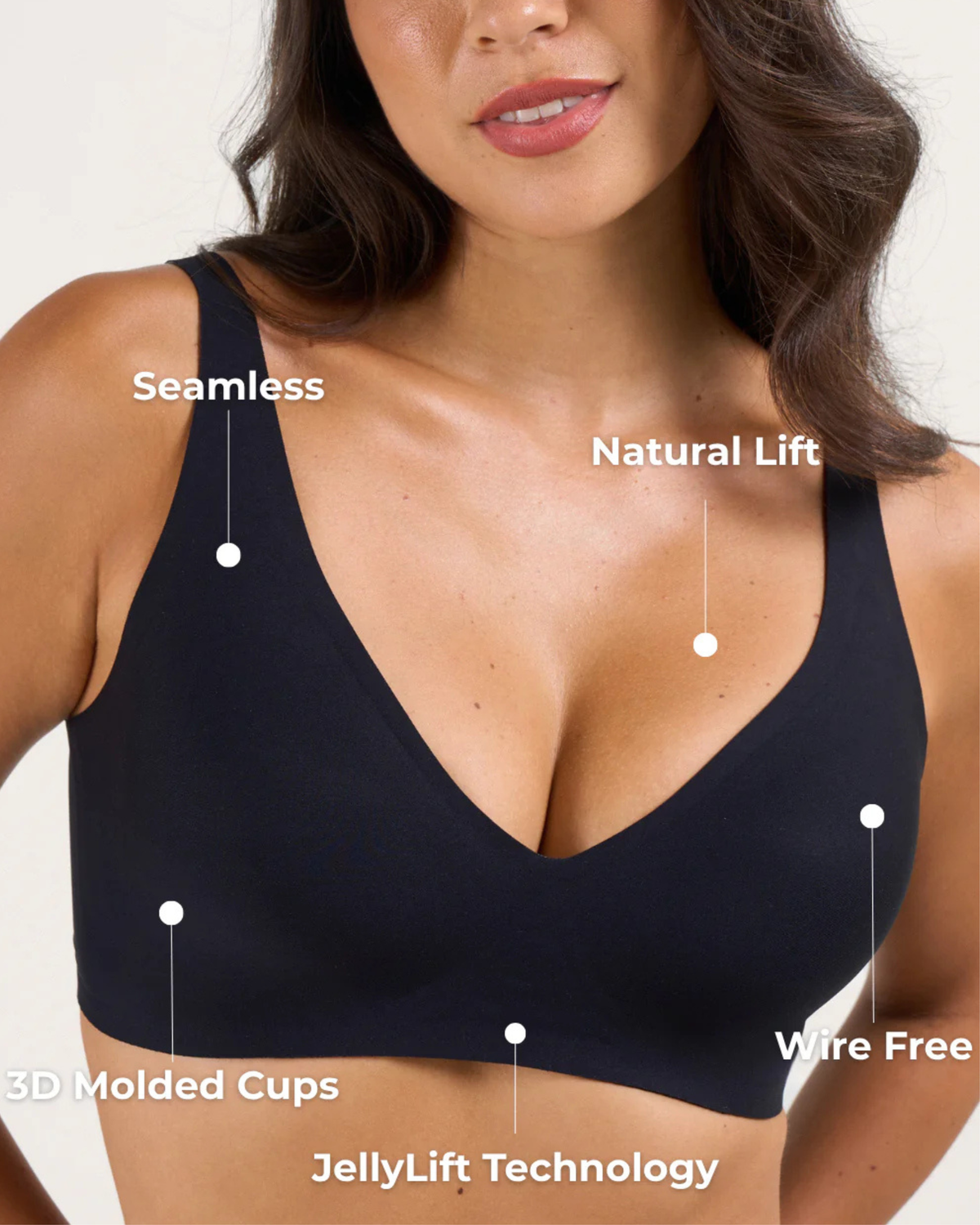 Sarde Deep V Full Lift Bra